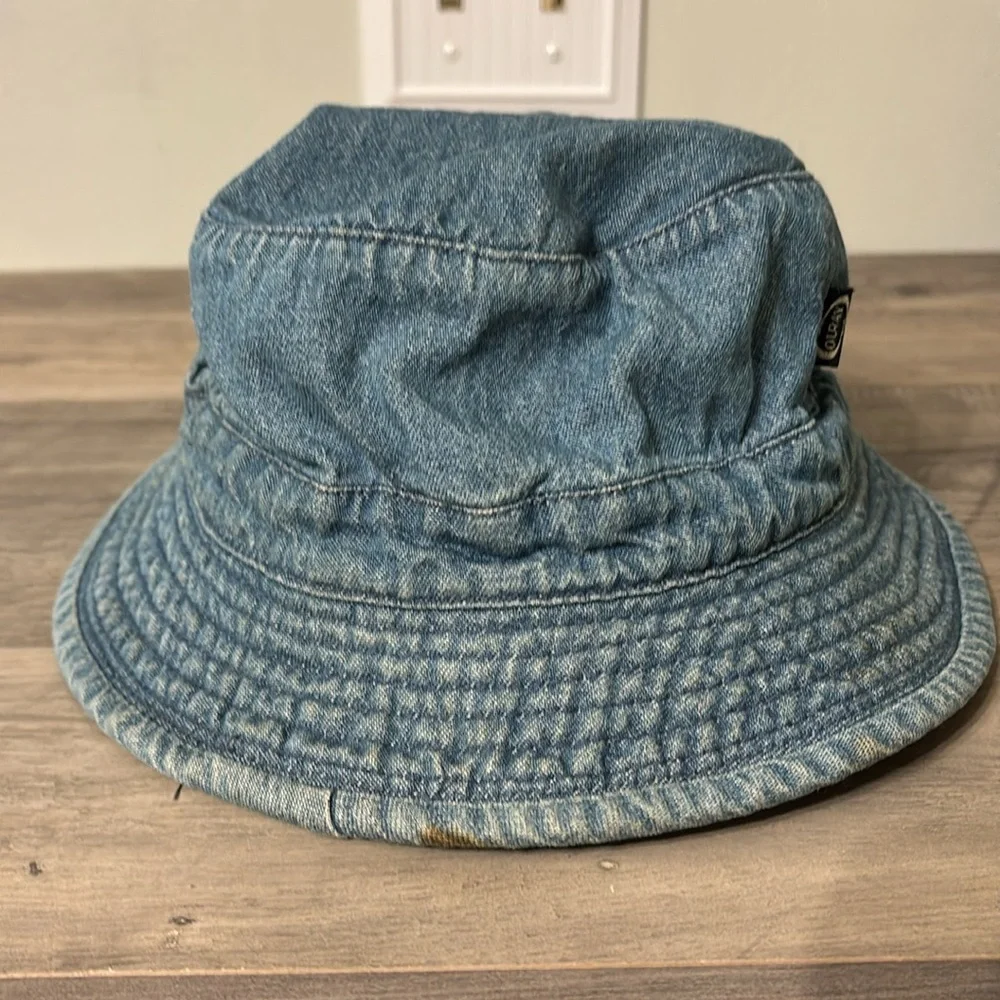 RARE Ouray Ford Motor Company Kids Denim Bucket Hat w/Embroidered Logo PRE OWNED